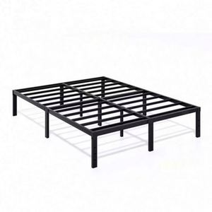 1. Modern Black Iron <b>Platform</b> <b>Bed</b> - Product Image 1