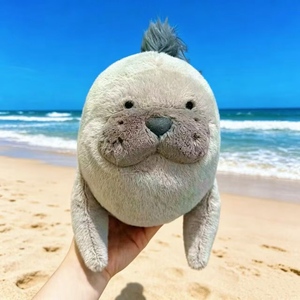 Peluche Adorable Lion de Mer 35cm - Jouet en Peluche Debout Super Doux, Poupée Océan, Décoration Maison, Cadeau, Vente en Gros, Personnalisable OEM, Maille Ultra Douce - Product Image 2