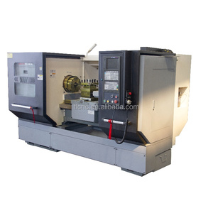 Máquina de tornos Cnc CK6150 Torno <span class=keywords><strong>horizontal</strong></span> Cnc Torno Cnc de cama inclinada de 8 estaciones - Product Image 1
