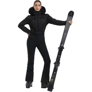 Traje de Esquí Personalizado para Mujer, Mono de una Pieza, Impermeable 15K 10K, Transpirable, Aislado, Ajustado, Ropa Deportiva de Invierno - Product Image 1