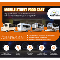 Remorque alimentaire légère et remorquable avec carrosserie en aluminium, design compact, remorquage facile pour les escapades de camping en famille au week-end