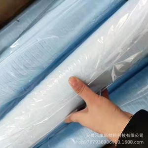 Disposable <b>Paper</b> Sheet <b>Rolls</b> 60cmx100m <b>Blue</b> Thickened For Beauty Salons Wholesale Anhui Origin - Product Image 1