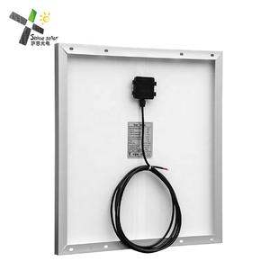 Directo de fábrica monocristalino solar 50 W panel solar 12V 50 vatios placa solar para cámara CCTV - Product Image 2