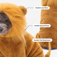 Disfraz de Dinosaurio de Felpa Ecológico para Perros y Gatos, Sudadera con Capucha para Mascotas, Popular en Otoño, Navidad y Halloween