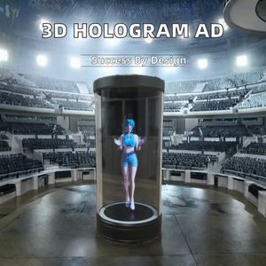18,5-Zoll 3D-Hologramm LCD-Bildschirm Interaktives KI-gesteuertes 3D-Hologramm Digitales Menschenbild Werbeschild - Product Image 3