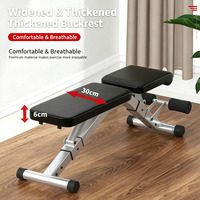 Nouvelle banc de musculation réglable et pliable pour la maison, avec plusieurs fonctions pour les sit-ups et l'haltérophilie