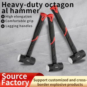 부식 방지 단조 고탄소강 슬레지 해머 1LB ~ 4LB 건설 현장용 산업용 공구 - Product Image 2