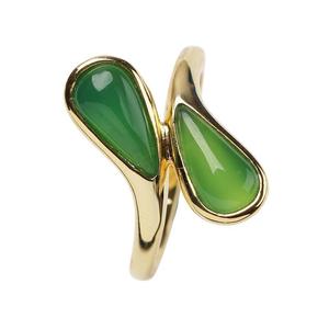 Anillo de Plata 925 con Piedras Preciosas, Diseño Italiano, Estilo Vintage, Joyería de Aniversario para Mujer, Moda Sencilla - Product Image 1