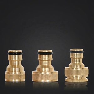 Raccord fileté en laiton pour robinet, connecteur rapide en métal massif pour <span class=keywords><strong>tuyau</strong></span> d'<span class=keywords><strong>arrosage</strong></span>, adaptateur <span class=keywords><strong>de</strong></span> <span class=keywords><strong>tuyau</strong></span> 1/2 3/4 pouce 20mm <span class=keywords><strong>25mm</strong></span> - Product Image 1