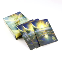 Usine chinoise impression personnalisée écriture inspirante prières cartes Bible affirmation cartes jeu pour chrétien