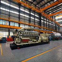 Générateur à turbine à gaz naturel Jichai 1000KW 2000KW, excitation sans balais, refroidissement par eau, démarrage automatique, 50Hz, certifié ISO9001 CE