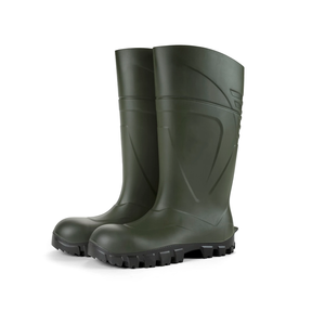 <span class=keywords><strong>OEM</strong></span> CE Gumboot Steel Toe Wasserdicht Frosted Style Custom Wellington Schuhe PVC Sicherheit Regens tiefel für Herren - Product Image 4