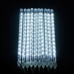 8 ống mưa sao băng Đèn Ngoài Trời 12inch không thấm nước cắm trong rơi mưa đèn giáng sinh cho Patio cảnh quan trang trí nội thất - Product Image 5