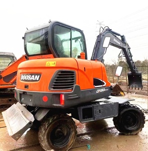 Excavadora de ruedas <span class=keywords><strong>Doosan</strong></span> DX 60 usada original en buen estado excavadora <span class=keywords><strong>Doosan</strong></span> de 6 toneladas miniexcavadora - Product Image 3