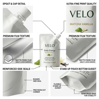 Sachet d'emballage personnalisé pour liquide de lavage, savon, douche, Doypack, pochette souple à bec verseur pour boisson, savon, détergent, recharge