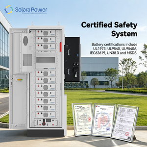 ระบบจัดเก็บพลังงานเชิงพาณิชย์ SolaraPower แบบระบายความร้อนด้วยอากาศ แบตเตอรี่ LiFePO4 614.4V 100Ah รุ่น HV51100 โมดูล 60kwh - Product Image 3