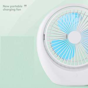 Productos Más Vendidos 2026, Ventilador de Mesa Giratorio USB 2 en 1 con Lámpara LED para el Hogar, 7 Aspas - Product Image 5