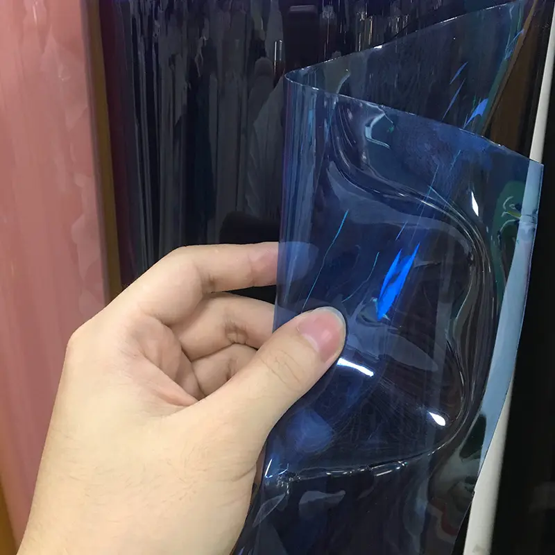 0.5mm Colored Transparent Clear Thermoplastics TPU Plastic Soft Film Roll for Making Shoe/Bag/Decoration