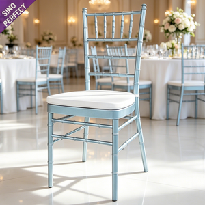 Sillas Chiavari de Metal Plateado, Acero y Hierro <span class=keywords><strong>para</strong></span> <span class=keywords><strong>Eventos</strong></span> y Bodas, Suministro de Fábrica - Product Image 1