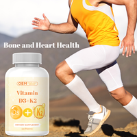 Özel Marka Fabrika Tedarikli Vitamin D3+K2 Sağlıklı Takviyeler OEM Hizmetleriyle Kemik ve Kalp Sağlığını Destekler