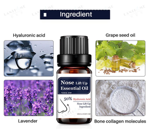 Huile Essentielle pour Rehausser le Nez, Sérum Raffermissant au Collagène pour Remodeler le Nez, Produits Naturels de Soin de la Peau du Visage - Product Image 4