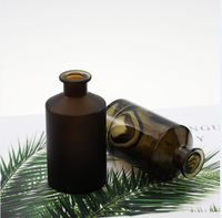 Diffuseur de parfum en verre de luxe à la mode, avec impression d'écran et vaporisateur à pompe, vente chaude