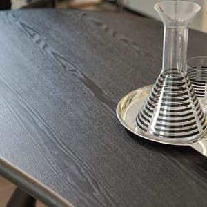 โต๊ะอาหารไม้เนื้อแข็งสไตล์มิดเซ็นจูรีใหม่ โต๊ะทำงานดีไซน์หรูหราสไตล์ฝรั่งเศส แผ่นไม้ขนาดใหญ่ สำหรับบ้าน สำนักงาน วิลล่า - Product Image 4