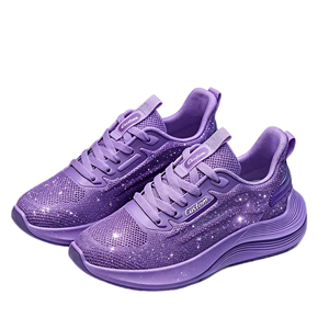 Zapatillas deportivas para mujer, de punto, transpirables, ultraligeras, <span class=keywords><strong>con</strong></span> suela gruesa, combinables <span class=keywords><strong>con</strong></span> todo, para caminar al aire libre, informales, para uso diario - Product Image 1
