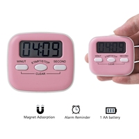 Cadeau en gros nouvelle minuterie de laboratoire numérique cuisine chronomètre compte à rebours alarme support magnétique minuterie de cuisson
