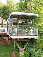 Maison capsule préfabriquée de qualité industrielle pour zones montagneuses, offrant des performances d'économie d'énergie