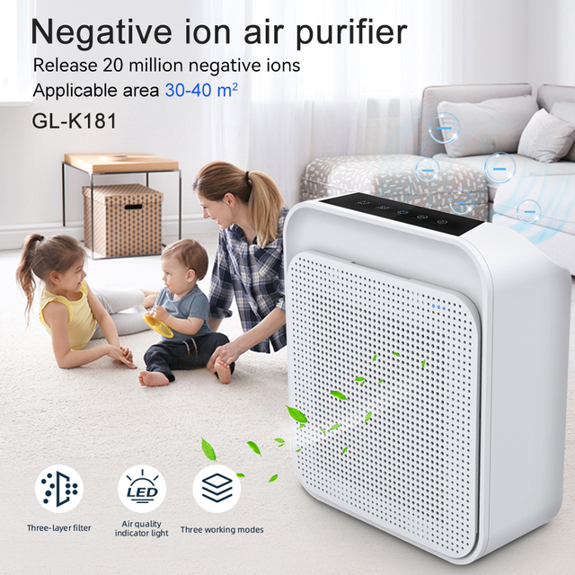 Portable Air Purifier for Home Large Room, HEPA Air Cleaner with High CADR 300, Smart APP Contro Low Noise with AQI Indicator