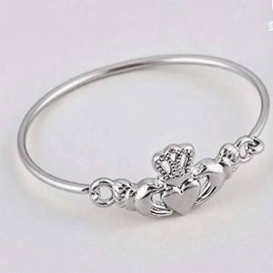 Pulsera de moda chapada en oro para mujer, brazalete con abalorio de la suerte, joyería elegante Pulseira - Product Image 4