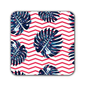 Wholesale Custom Printed Promotional Ceramic Coaster Absorbent Square with Plain or Colorful Pattern Sublimation Mats & Pads