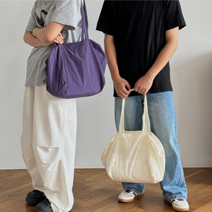 Borsa a mano bagaglio multifunzione <span class=keywords><strong>zaino</strong></span> a spalla sottile e leggera da <span class=keywords><strong>donna</strong></span> borsa da viaggio tinta unita nuovo stile - Product Image 2