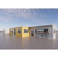 Bar conteneur de luxe préfabriqué Coffee Shop Eco Modern Kiosk Fast Food Restaurant