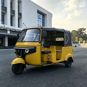 Tuk-tuk <span class=keywords><strong>Taxi</strong></span> Giallo Resistente per il Commercio Transfrontaliero con Batterie a Lunga Durata e Ampio Spazio Interno - Product Image 4