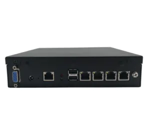 J4125 quad-core 2.0ghz aparelho de rede, de desktop com 4 gbe lan console sim e leds lan