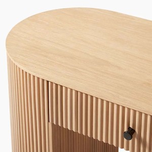Placage de chêne de nouveau style sur dessus en bois d'ingénierie et <span class=keywords><strong>console</strong></span> latérale recouverte d'une <span class=keywords><strong>console</strong></span> en bois de finition blonde avec tiroirs - Product Image 3