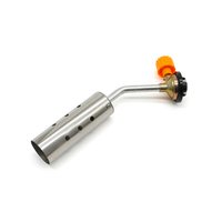 Torche à gaz rotative à 360° en acier inoxydable pour soudage haute température, brûleur de barbecue