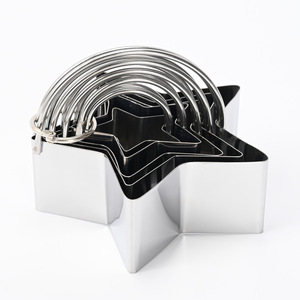 Molde para Galletas, Cortador <span class=keywords><strong>de</strong></span> Galletas <span class=keywords><strong>de</strong></span> Acero Inoxidable con Varios Diseños, Cortador <span class=keywords><strong>de</strong></span> Galletas con Mango <span class=keywords><strong>de</strong></span> Acero Inoxidable <span class=keywords><strong>de</strong></span> Grado Alimenticio - Product Image 3
