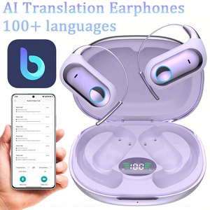 Auriculares deportivos YYK-Q17 con electrochapado, traducción por IA, gancho de acero con memoria <span class=keywords><strong>y</strong></span> compatibles con interpretación simultánea - Product Image 1