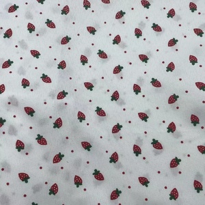 China hogar textil impreso fresas tejido 70Gsm cepillado microfibra 100% poliéster Pongee tela para textiles para el hogar - Product Image 1