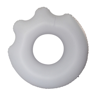 Bouée de natation gonflable personnalisée en PVC, nuage arc-en-ciel, haute qualité, tube flottant pour l'eau