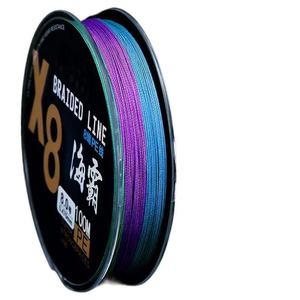 Línea de Pesca Trenzada Monocromática X8 de 100 m, Hilo Trenzado Multifilamento X8 de Polietileno - Product Image 3