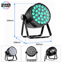 27 projecteurs LED PAR de scène 10W RGBW 4-en-1 DMX512 à activation sonore, boîtier en aluminium moulé sous pression pour discothèque, fête, événement, spectacle