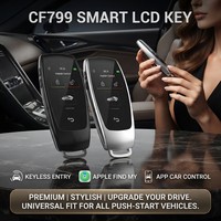 Llave Inteligente para Auto con Pantalla Táctil LCD Universal, Control Remoto sin Llave, Aplicación para Encuentrar la Llave Digital, Control para Autos con Encendido por Botón, Venta al por Mayor
