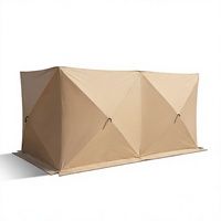 Paravent de camping quatre saisons pliable, imperméable, en tissu Oxford, pour tente, sans fenêtre, abri extérieur