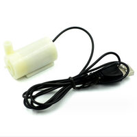 Mini pompe à eau submersible horizontale DC 3V, pompe à eau de fontaine DC3W, mini pompe verticale/horizontale disponible en 4.5V, 5V, 6V