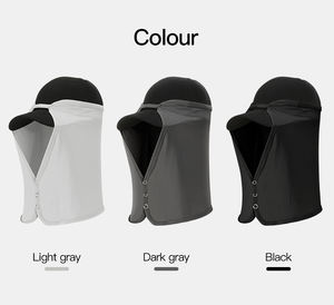 Oem masker wajah Bandana pelindung Uv Ice Silk, masker wajah Bandana bersepeda sepeda antikeringat bernapas penutup leher musim panas - Product Image 4