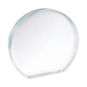 Organisateur de bureau en verre demi-rond D100x90 H19 Accessoire de bureau - Product Image 1